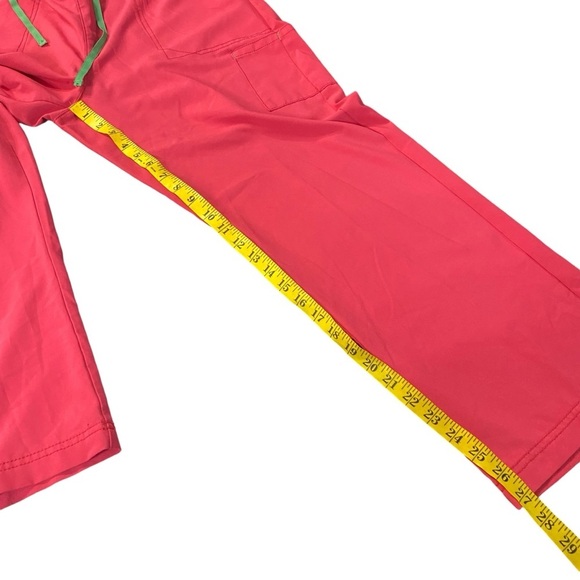Carhartt Pink Force Cross Flex Utility Boot Cut Cargo Scrub Pants Size XL Petite - Picture 8 of 8